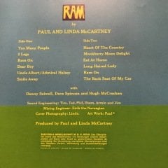 Paul And Linda McCartney Ram Yeni Baskı LP Plak
