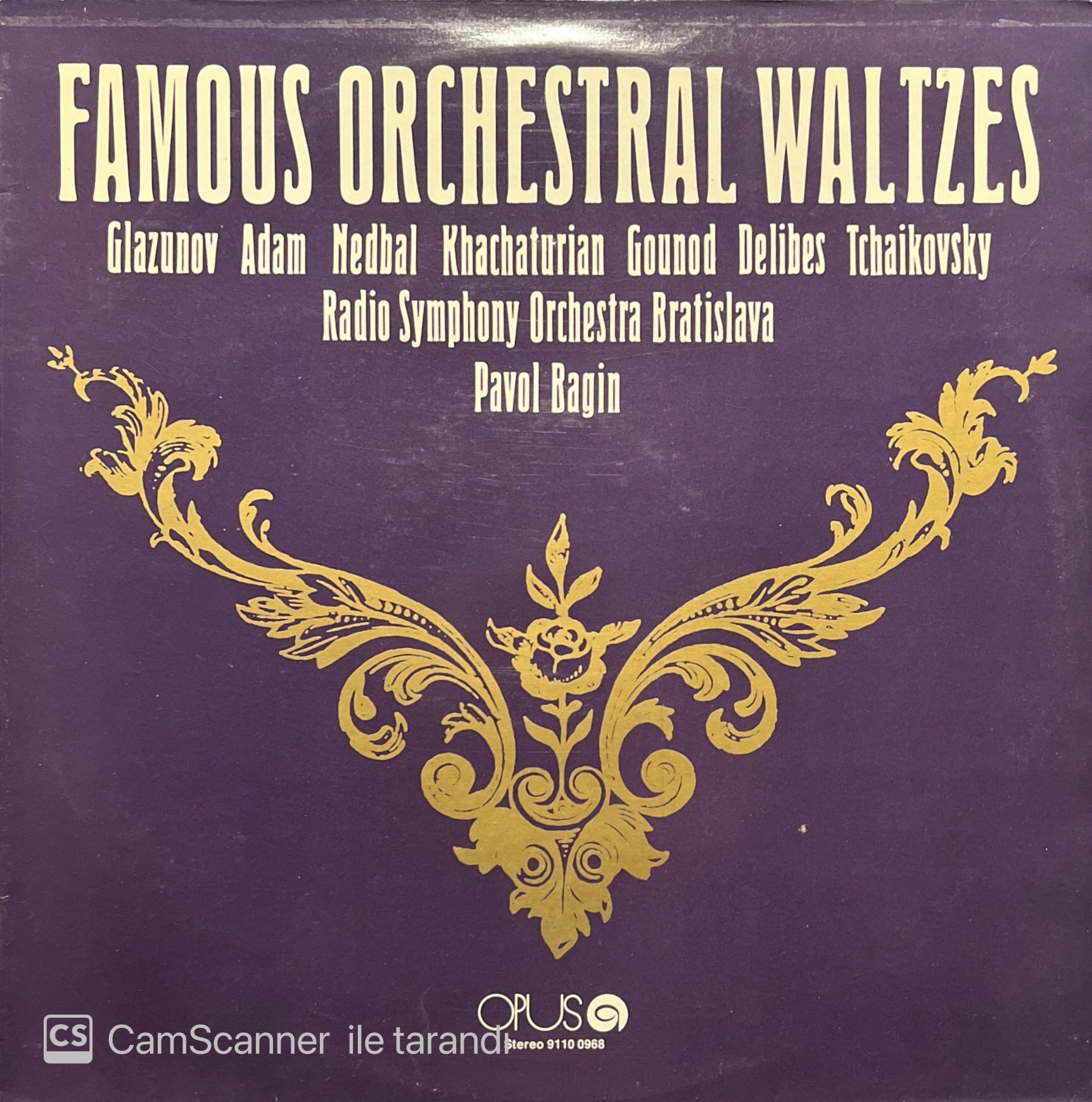 Famous Orchestral Waltzes LP Klasik Plak