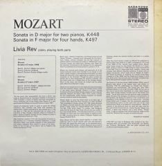 Livia Rev Mozart LP Plak