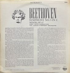 Beethoven Symphonie No.5 LP Plak