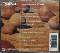 Mercedes Sosa Escondido En Mi Pais CD
