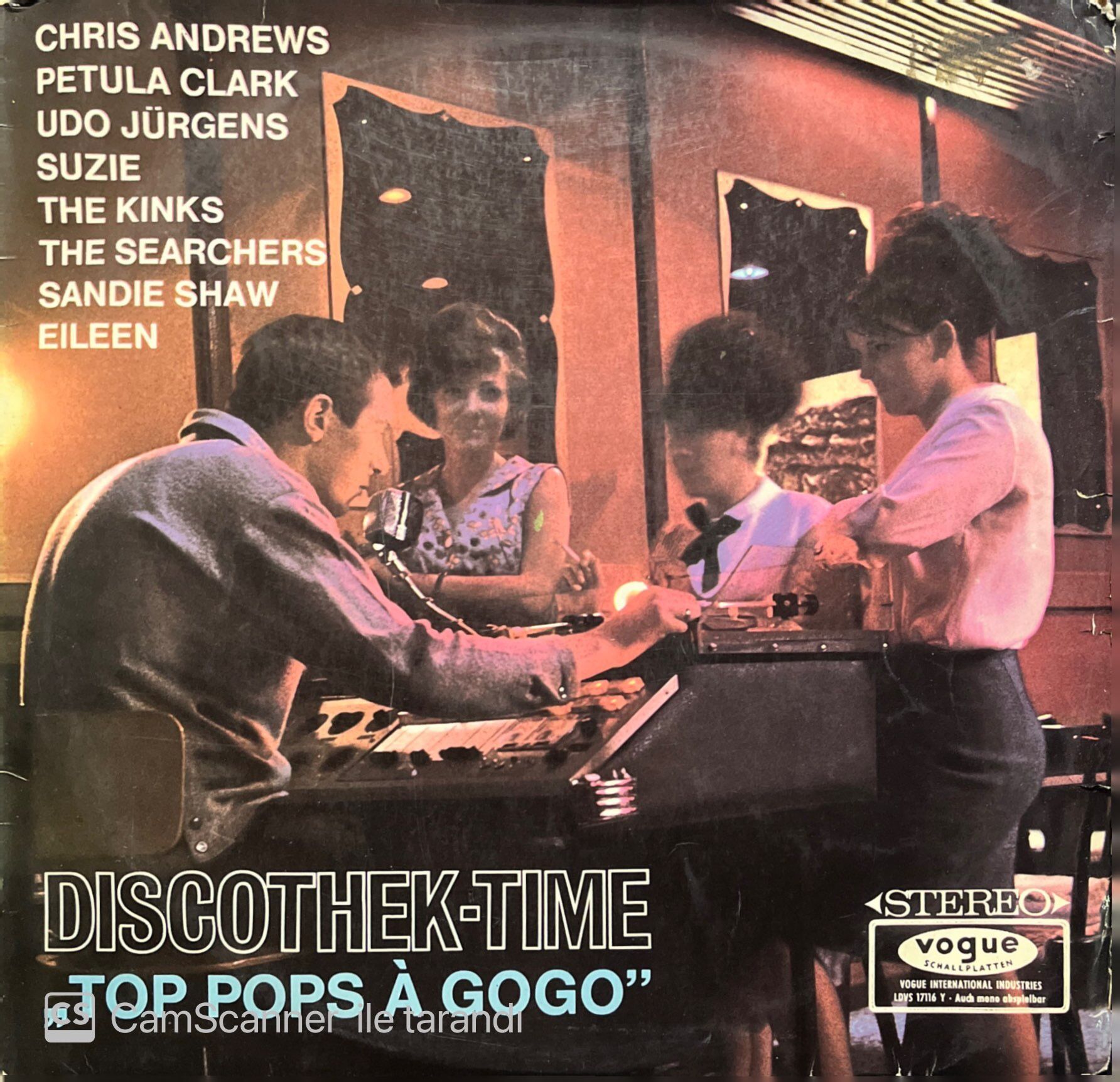 Discothek-Time Top Pops A Gogo LP Plak