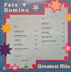 Fats Domino Greatest Hits LP Plak