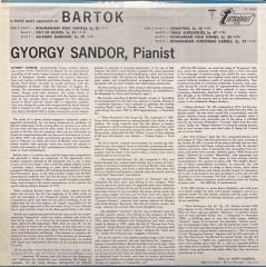 Bartok Gyorgy Sandor LP Plak