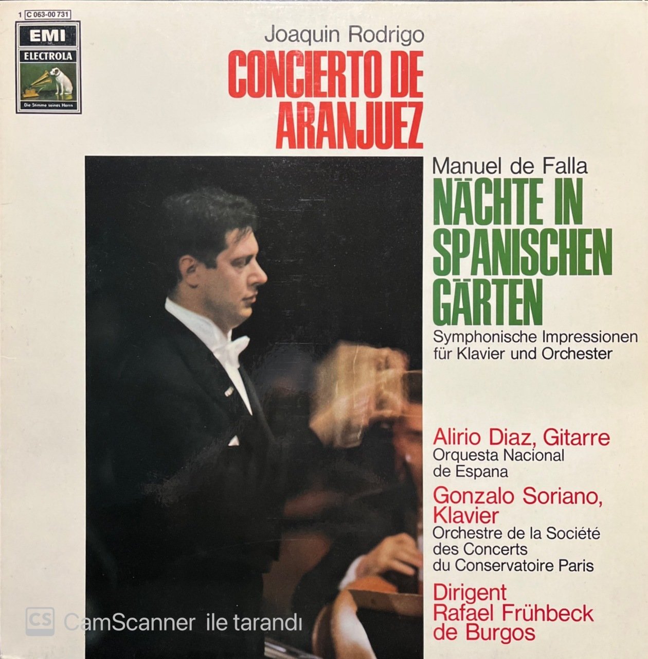 Joaquin Rodrigo Concierto De Aranjuez LP Plak