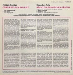 Joaquin Rodrigo Concierto De Aranjuez LP Plak