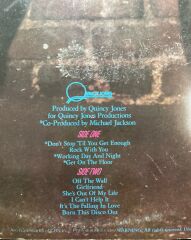 Michael Jackson Of The Wall LP Plak