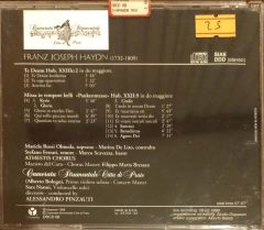 Haydn Te Deum Paukenmesse CD