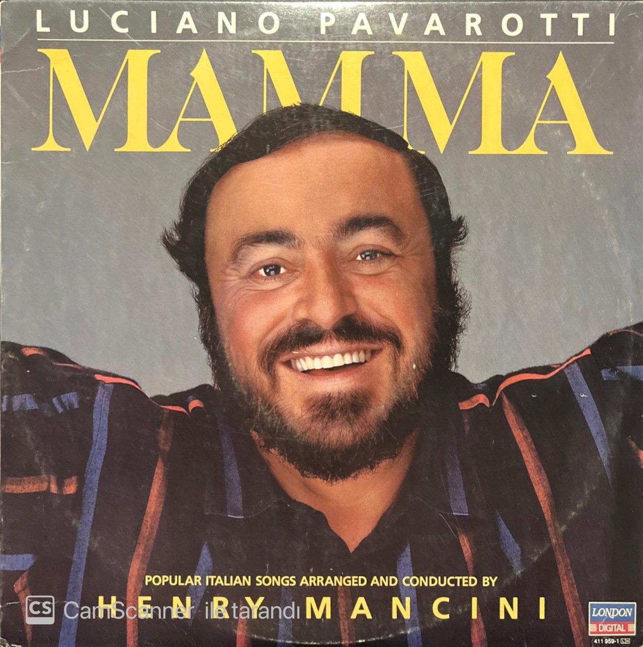 Luciano Pavarotti Mamma LP Plak