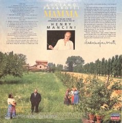 Luciano Pavarotti Mamma LP Plak