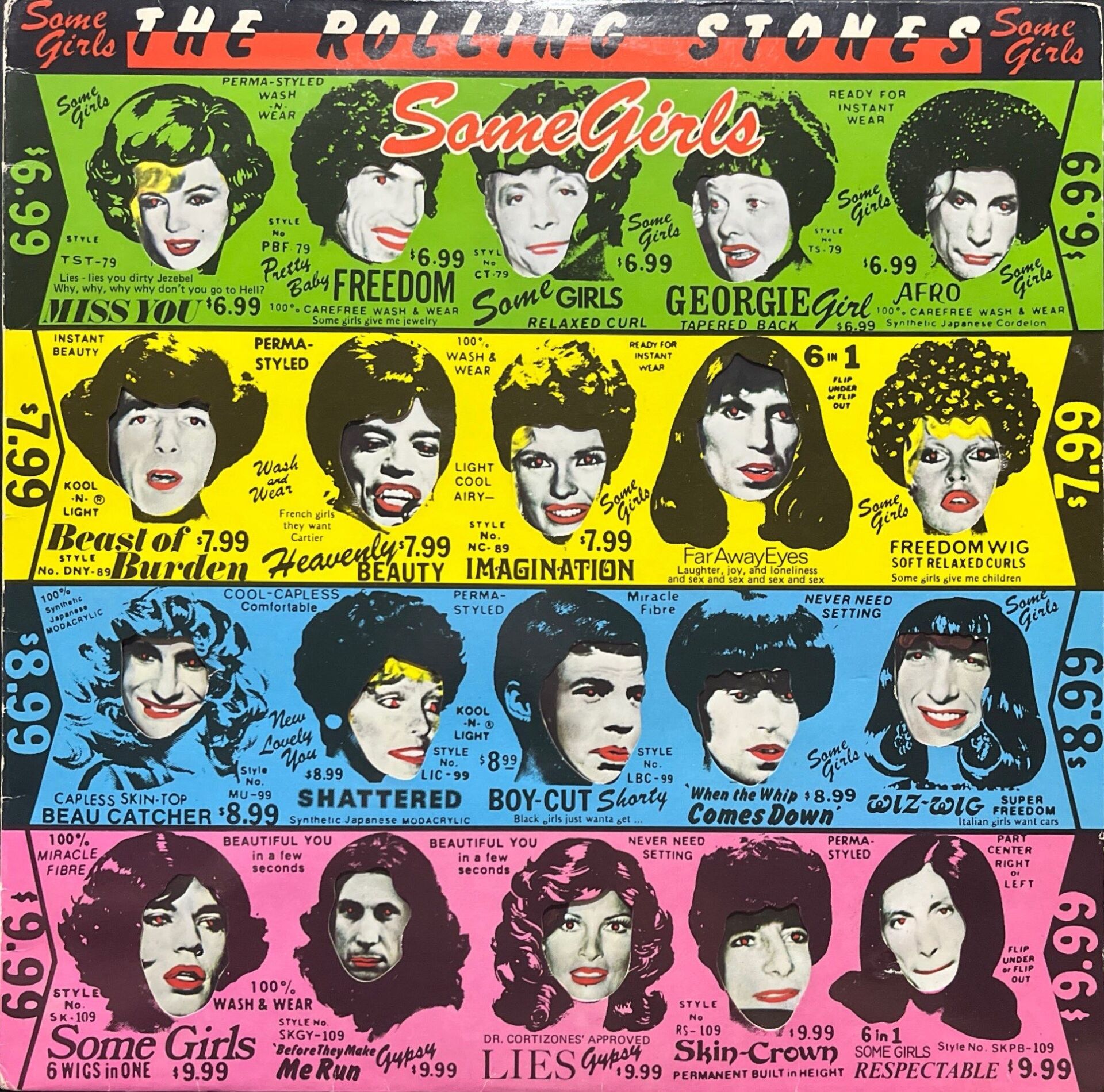 The Rolling Stones Some Girls (Turuncu Renkli) LP Plak