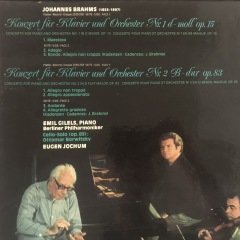 Johannes Brahms Die Klavierkonzerte The Piano Concertos 2 LP Klasik Box Set Plak