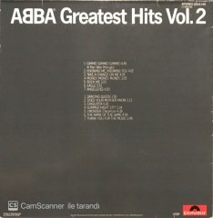 Abba Greatest Hits Vol 2 LP Plak