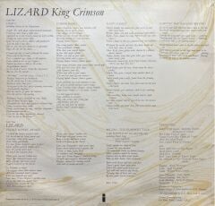 King Crimson Lizard LP Plak