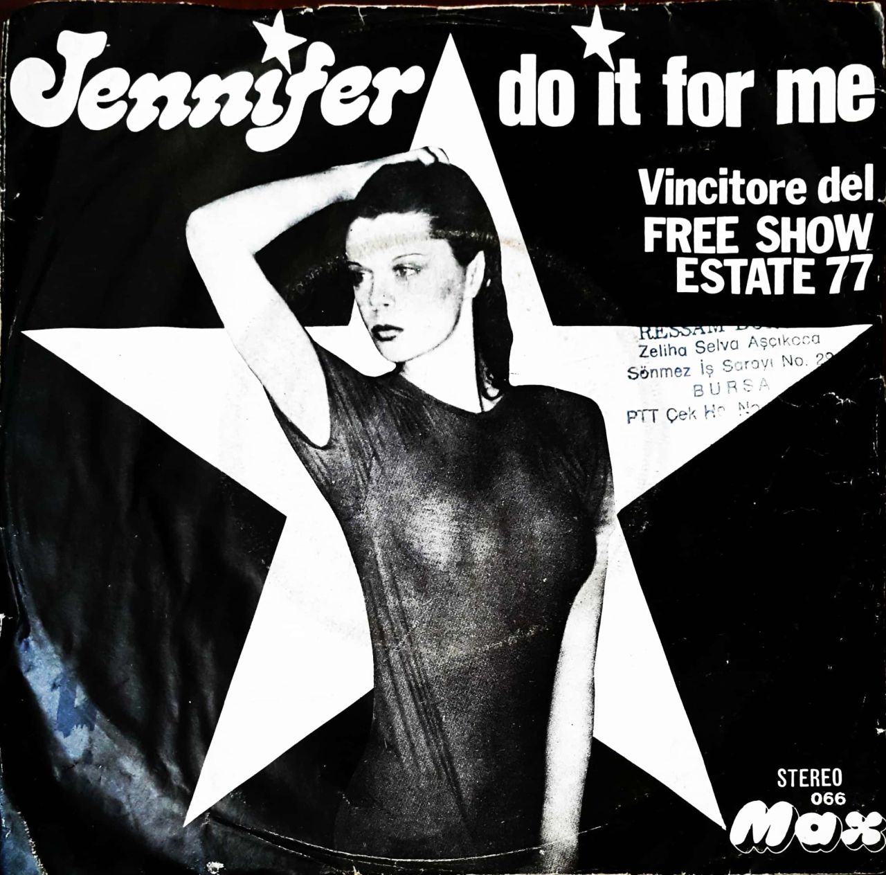 Jennifer  Do It For Me 45lik Plak
