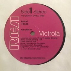 Giacomo Puccini Tosca 2 LP Klasik Box Set Plak
