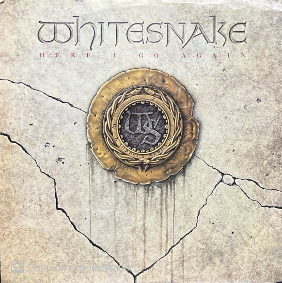 Whitesnake Here I Go Again 45lik Plak