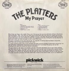 The Platters My Prayer LP Plak