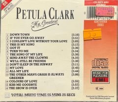 Petula Clark My Greatest CD