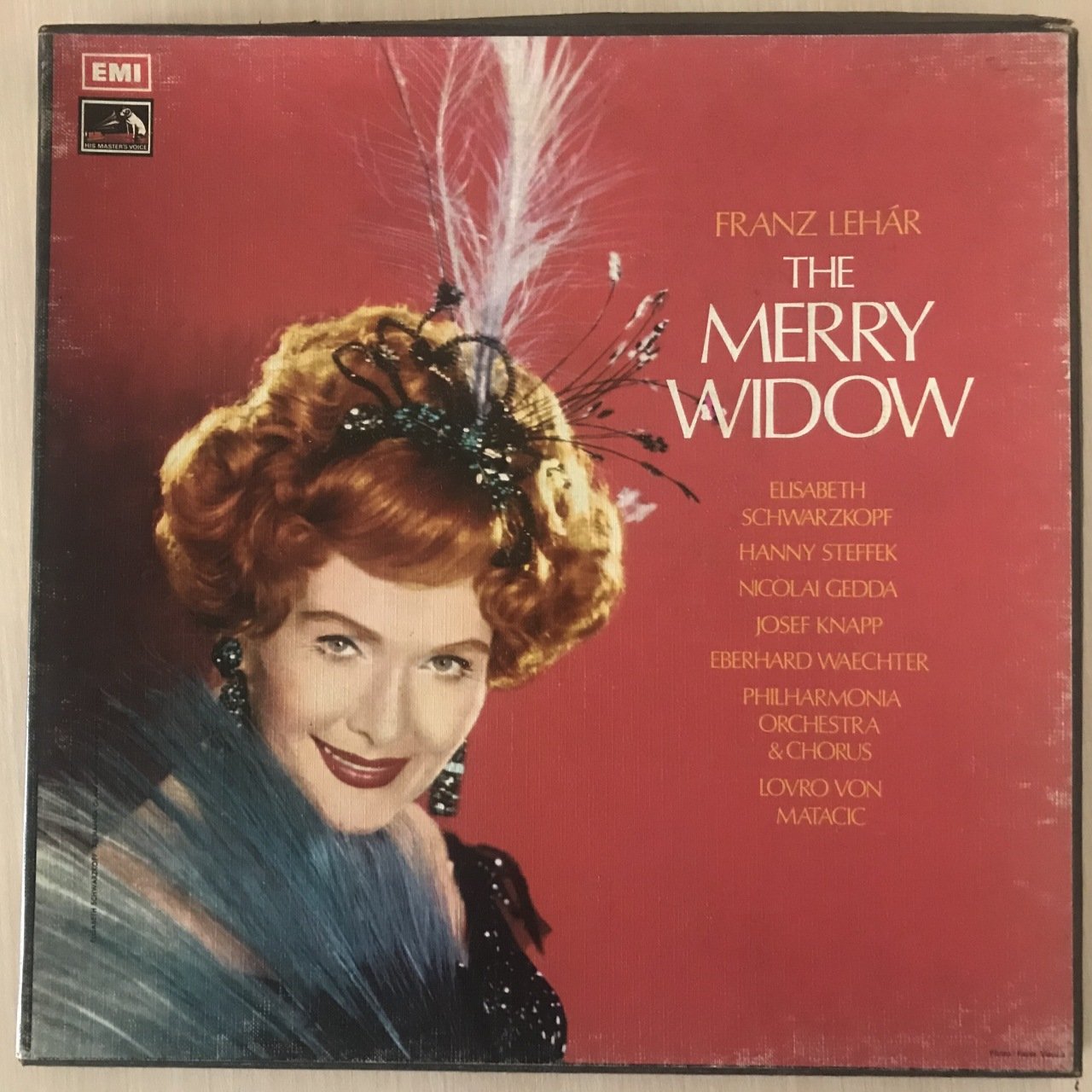 Franz Lehar The Merry Widow 2 LP Klasik Box Set Plak