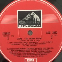 Franz Lehar The Merry Widow 2 LP Klasik Box Set Plak