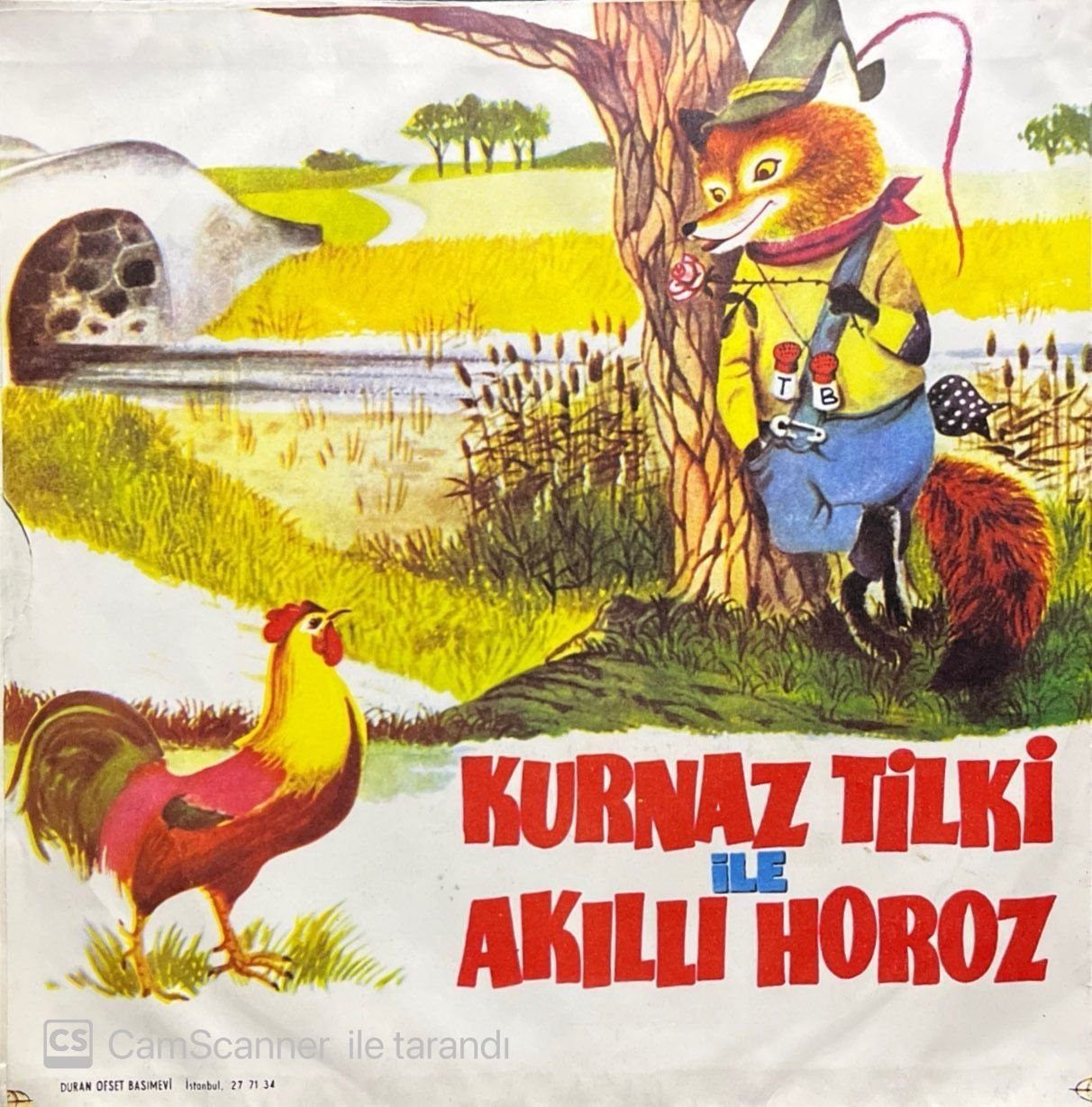 Nuran Şener Kurnaz Tilki İle Akıllı Horoz 45lik Plak