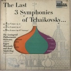 The Last 3 Symphonies Of Tchaikovsky 3 LP Klasik Box Set Plak