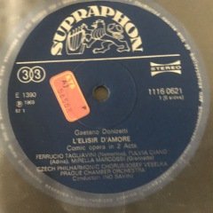 G. Donizetti L Elisir D Amore Napoj Lasky 3 LP Klasik Box Set Plak