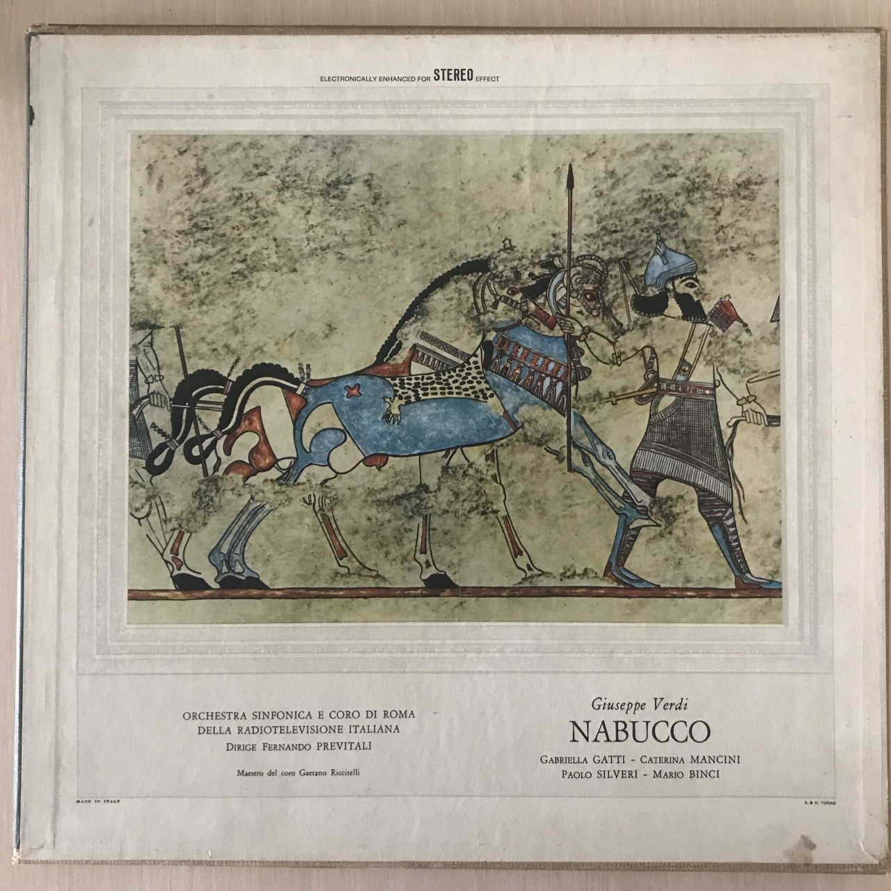 Verdi Nabucco 3 LP Klasik Box Set Plak