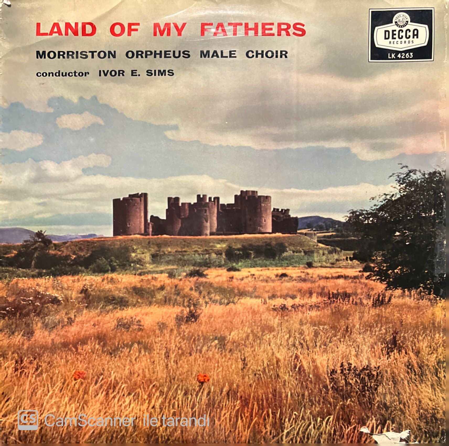 Morriston Orpheus Male Choir Land Of My Fathers LP Plak