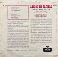 Morriston Orpheus Male Choir Land Of My Fathers LP Plak