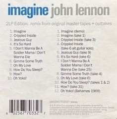 John Lennon Imagine Double LP Plak