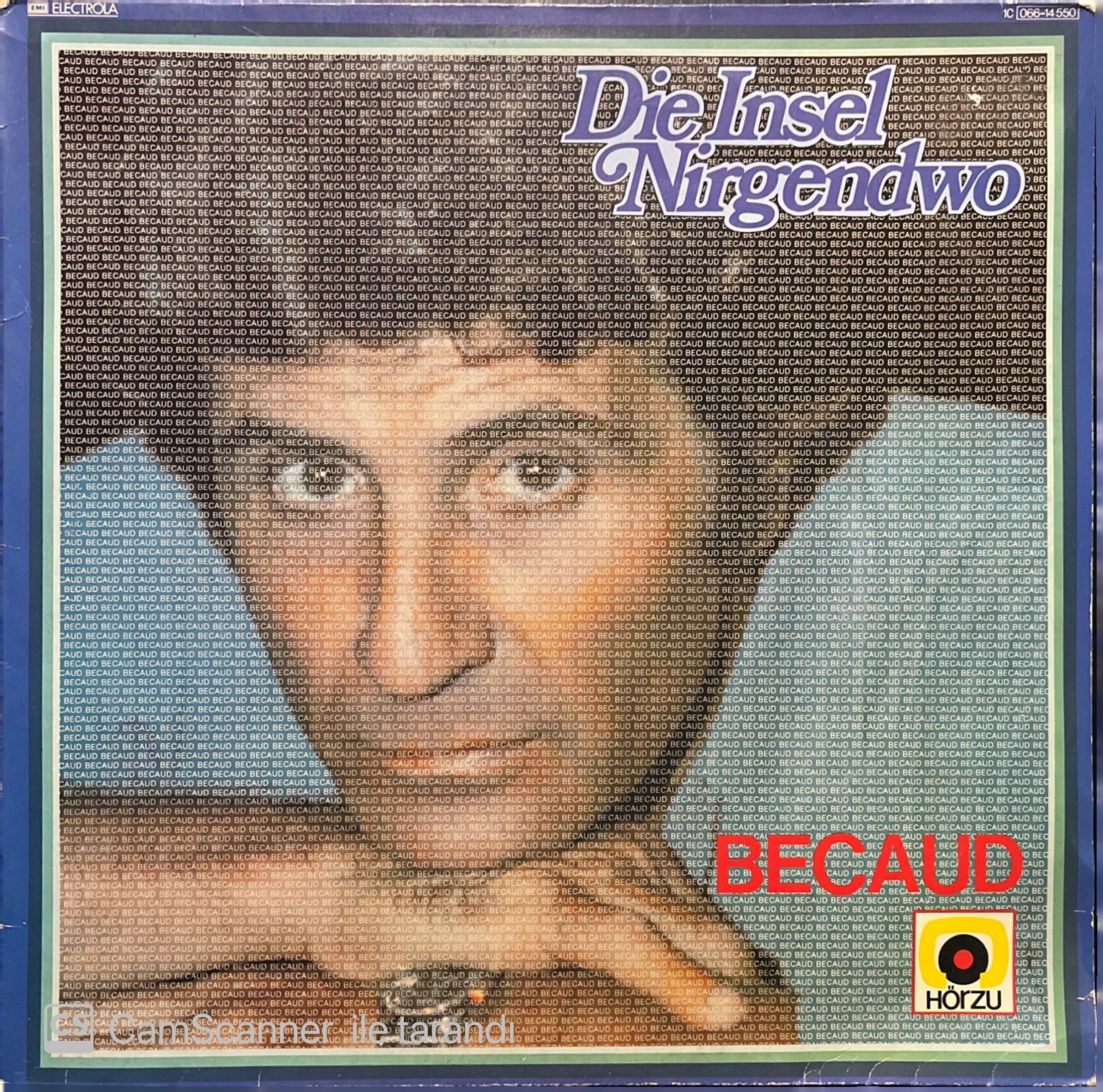 Gilbert Becaud Die Insel Nirgendwo LP Plak