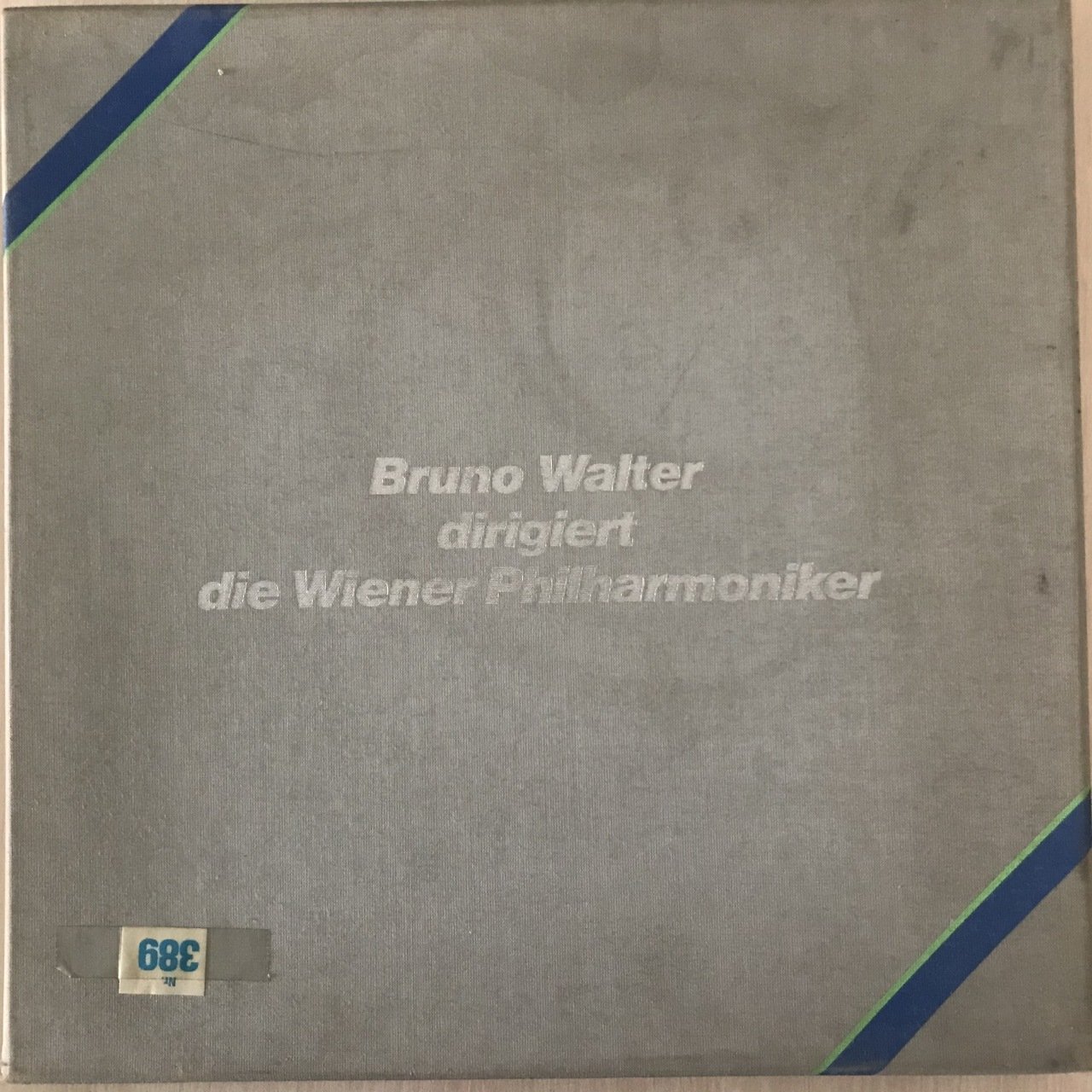 Bruno Walter Dirigiert Die Wiener Philharmoniker 4 LP Klasik Box Set Plak