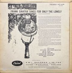 Frank Sinatra Sings For Only The Lonely LP Plak