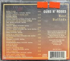 Guns N Roses Best Ballads Unoffical CD