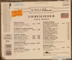 Liebeslieder Strauss Mozart Chopin Dvorak Schubert Brahms CD