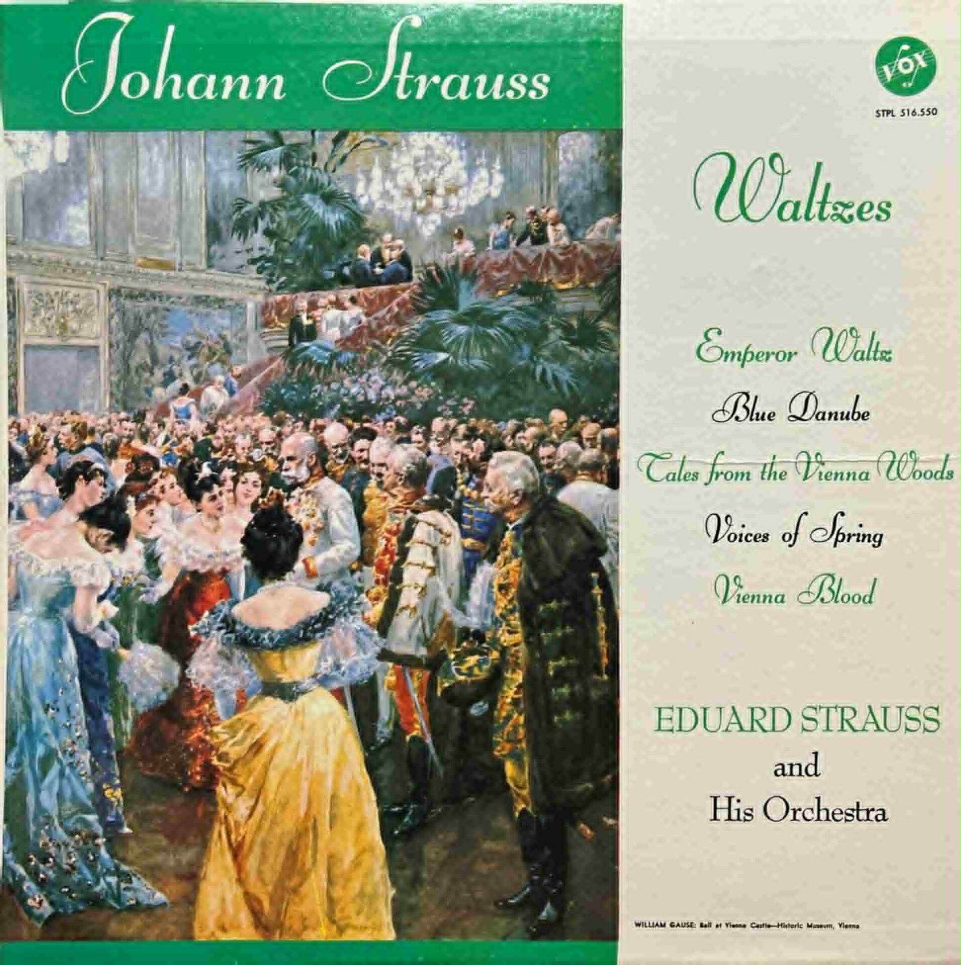 Johann Strauss Waltzes Classic LP Plak
