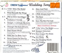 Drew's Famous Wedding Songs CD