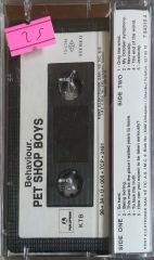 Pet Shop Boys Behaviour. Kaset