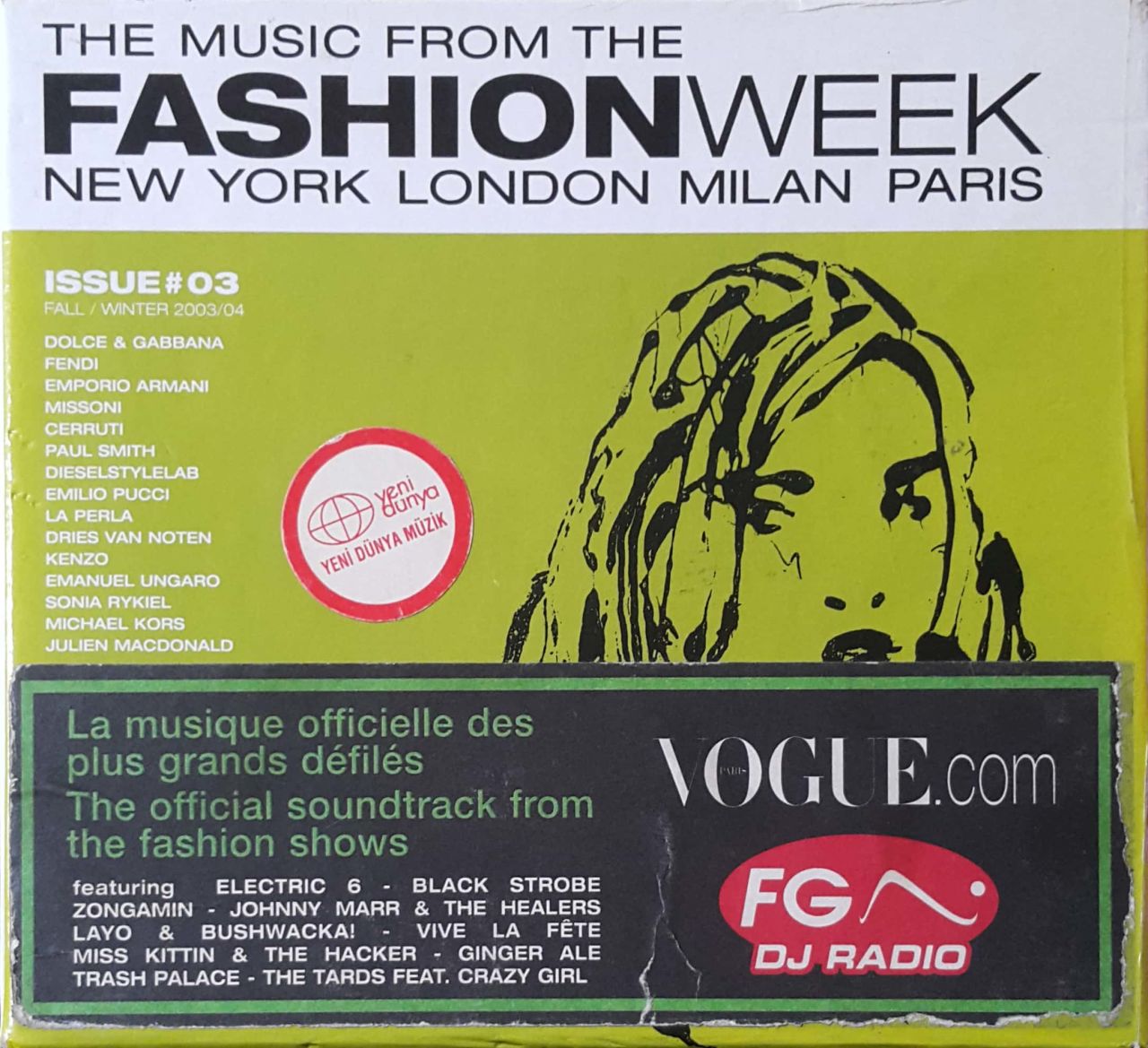 The Music From The Fashion Week New York London Milan Paris CD