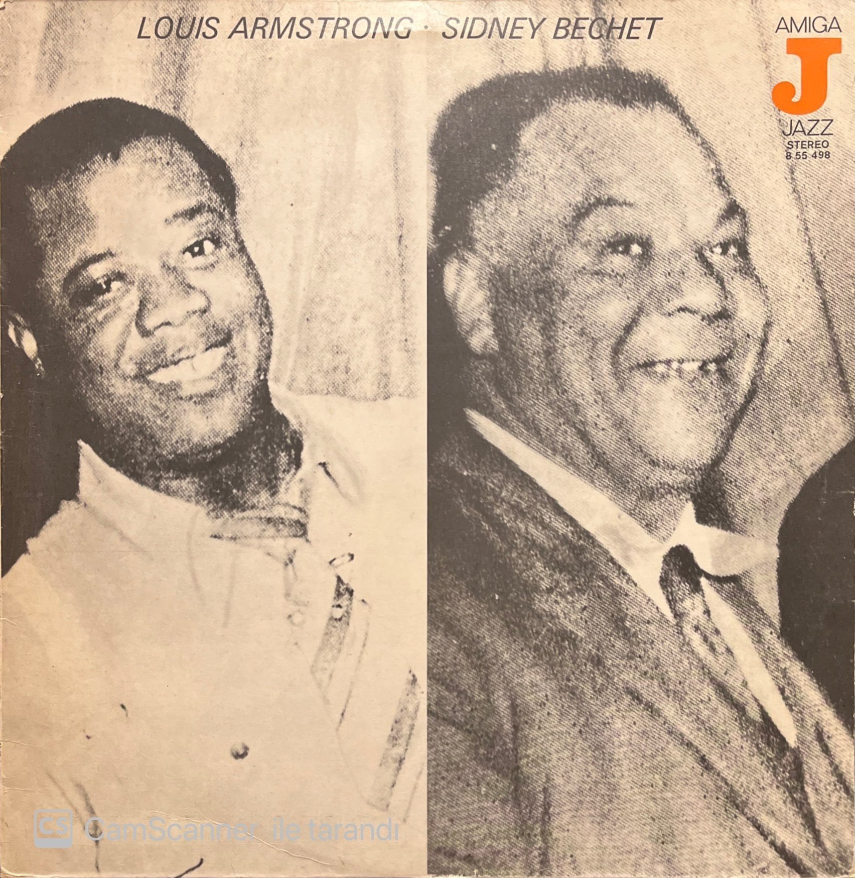 Louis Armstrong Sidney Bechet LP Plak
