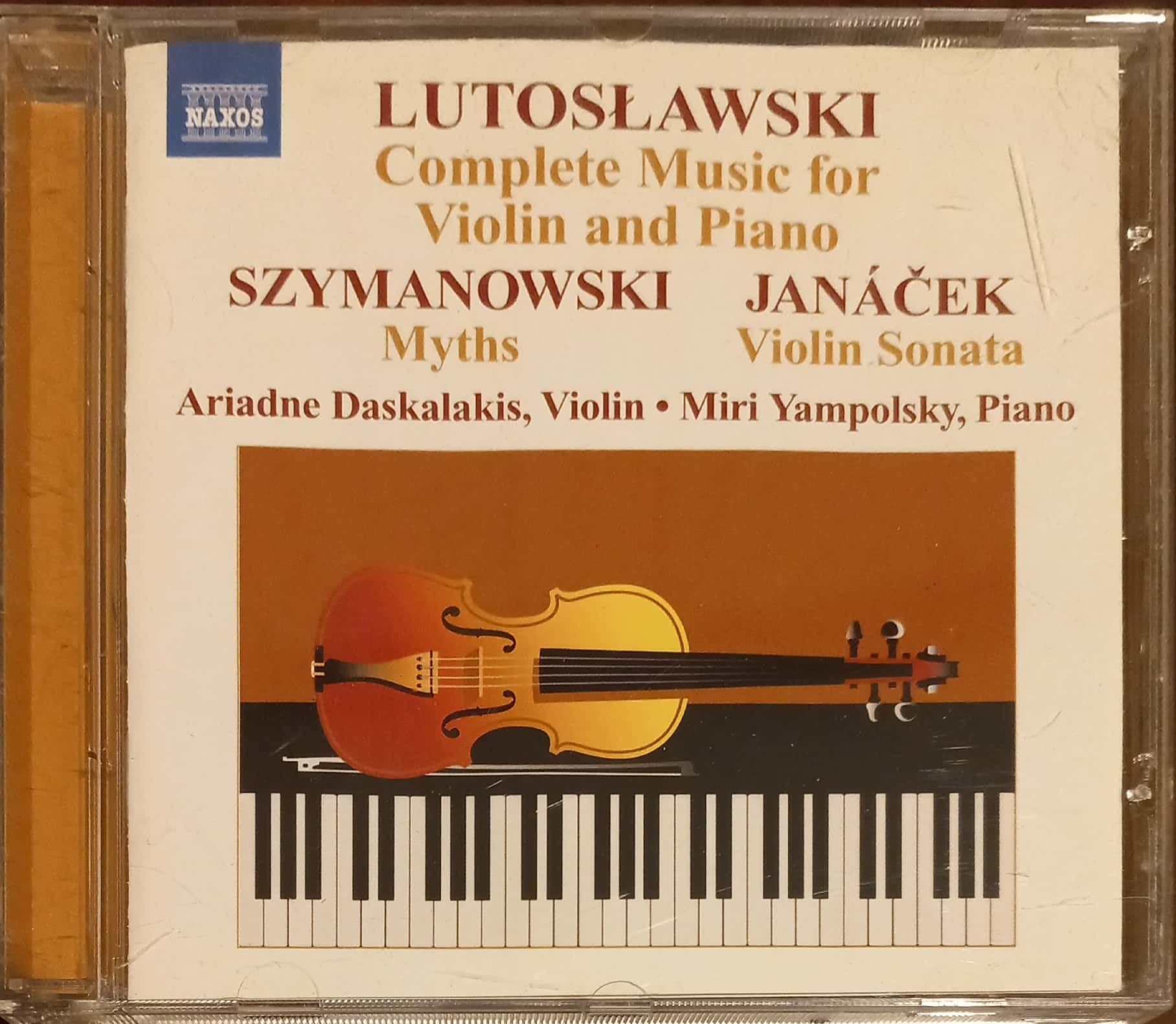 Lutoslawski Complete Music For Violin And Piano CD