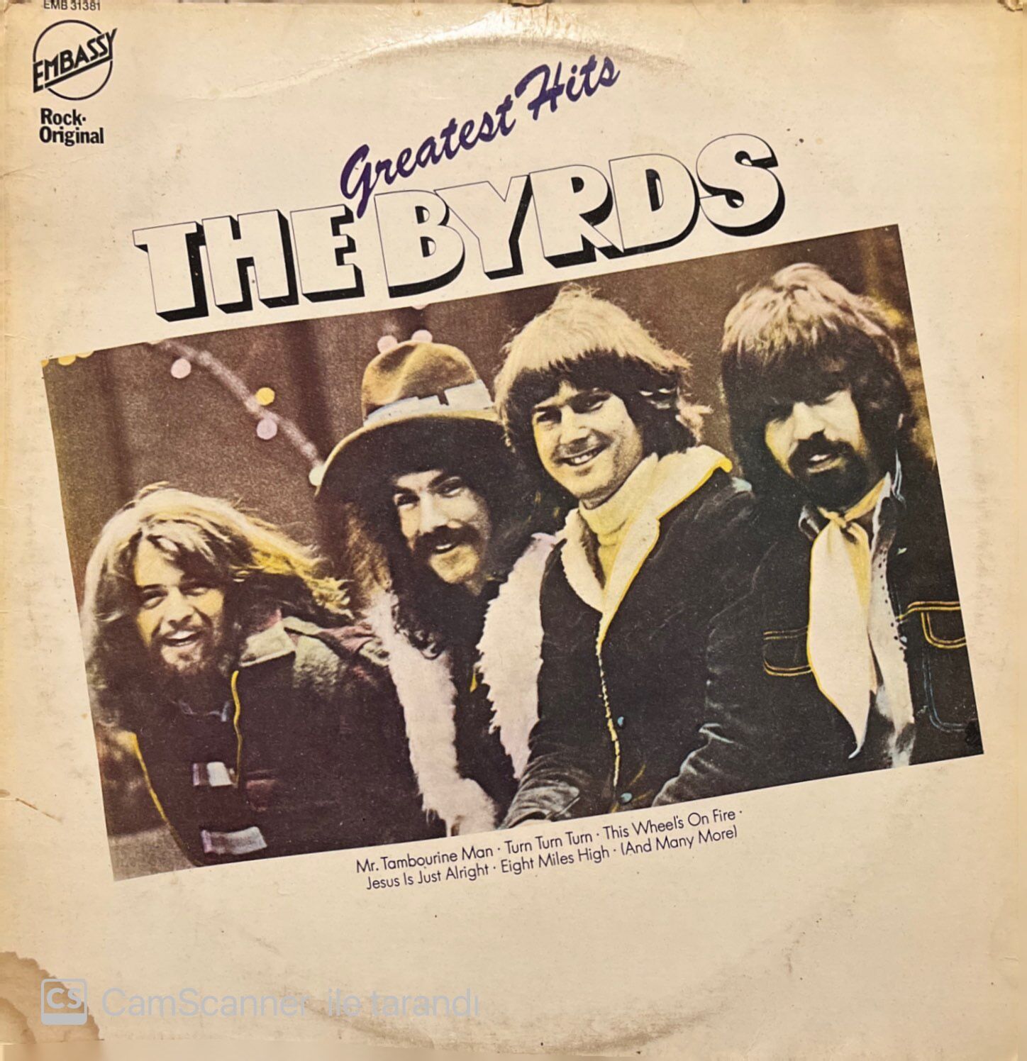 The Byrds Greatest Hits LP Plak