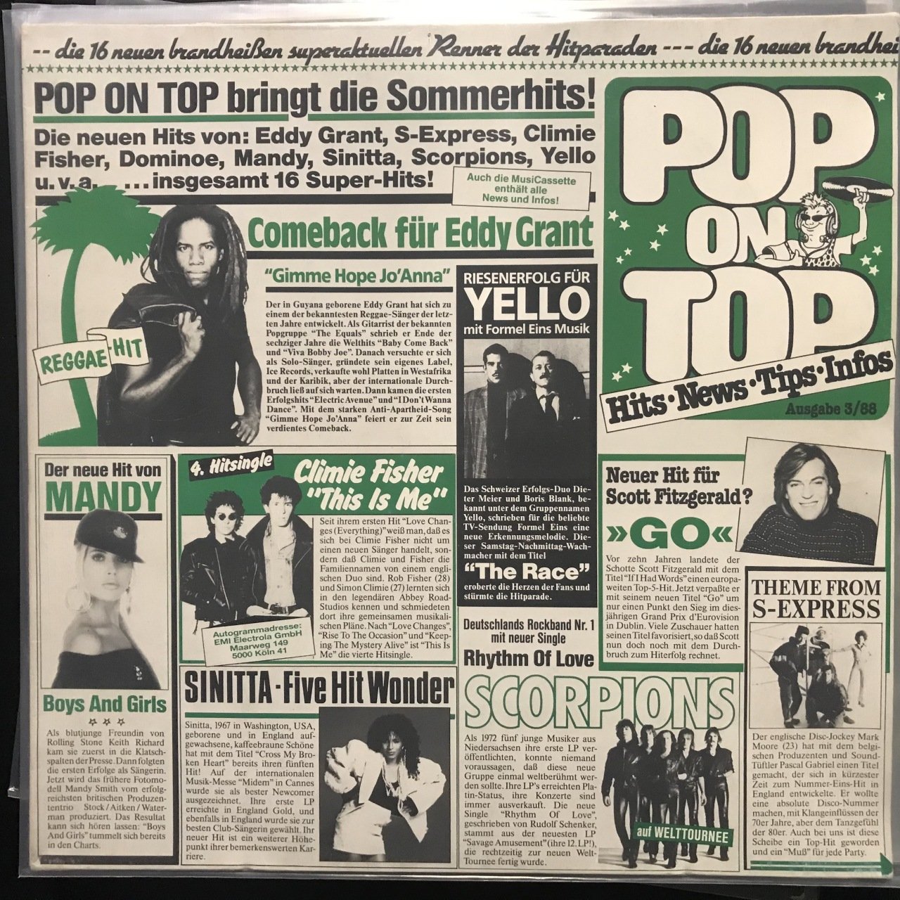 Pop On Top LP Plak