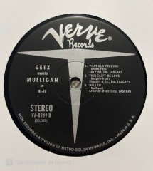 Gerry Mulligan Meets Stan Getz  LP Plak