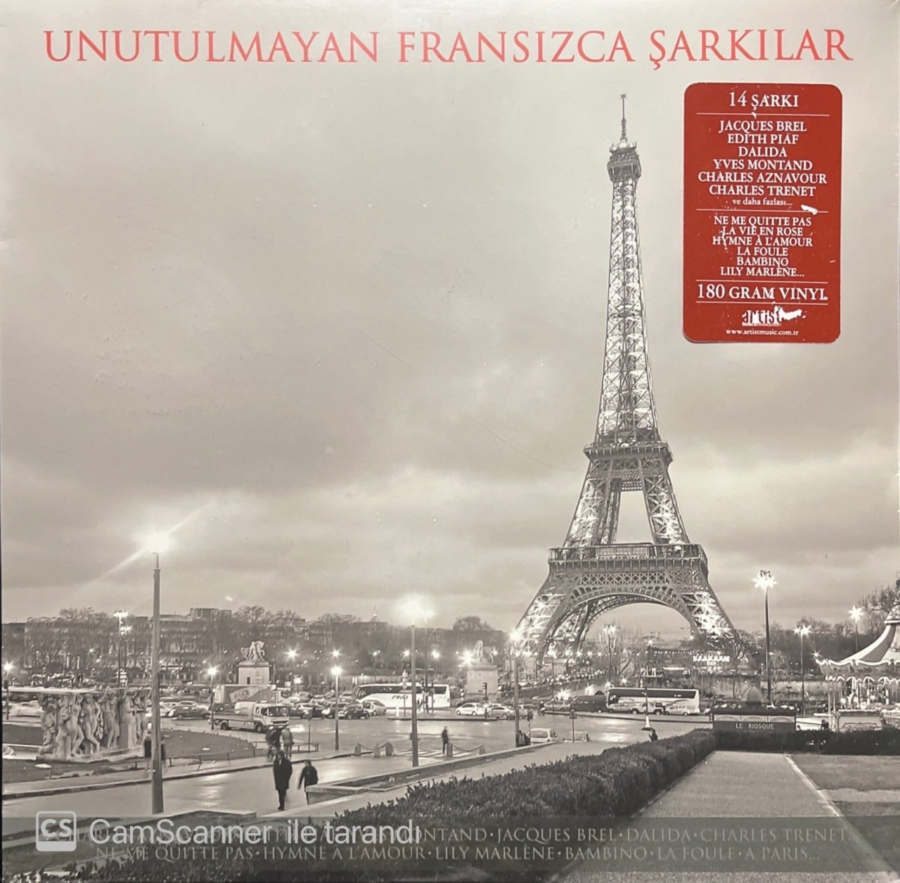 Unutulmayan Fransızca Şarkılar LP Plak