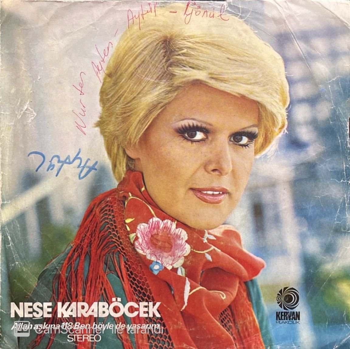 Neşe Karaböcek Allah Aşkına 45lik Plak