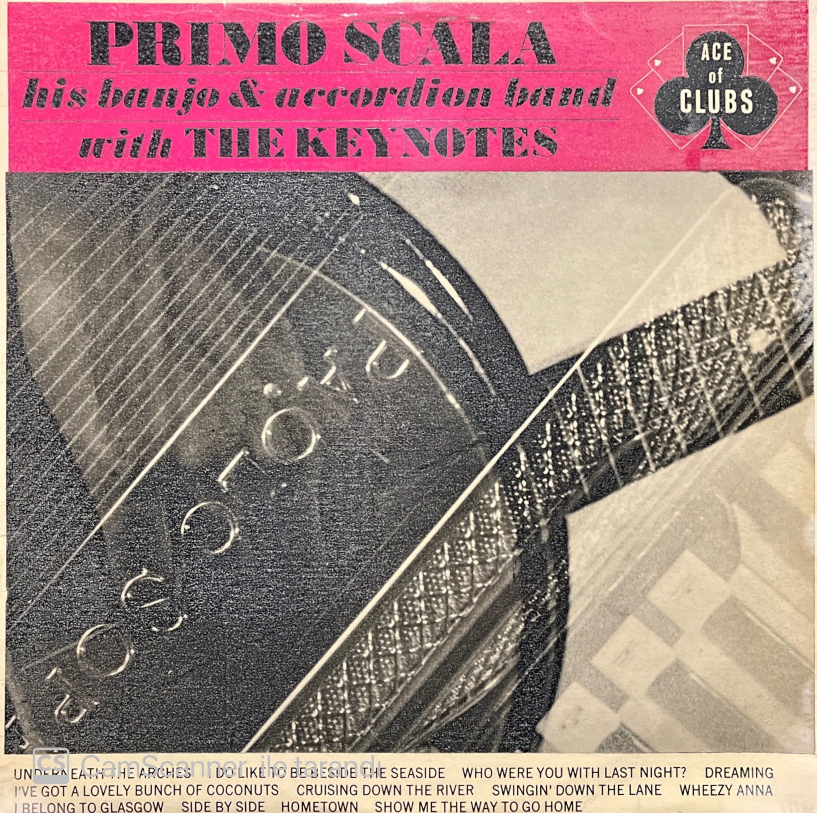 Primo Scala With His Banjo & Accordion Band Musical LP Plak