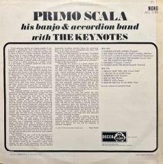 Primo Scala With His Banjo & Accordion Band Musical LP Plak